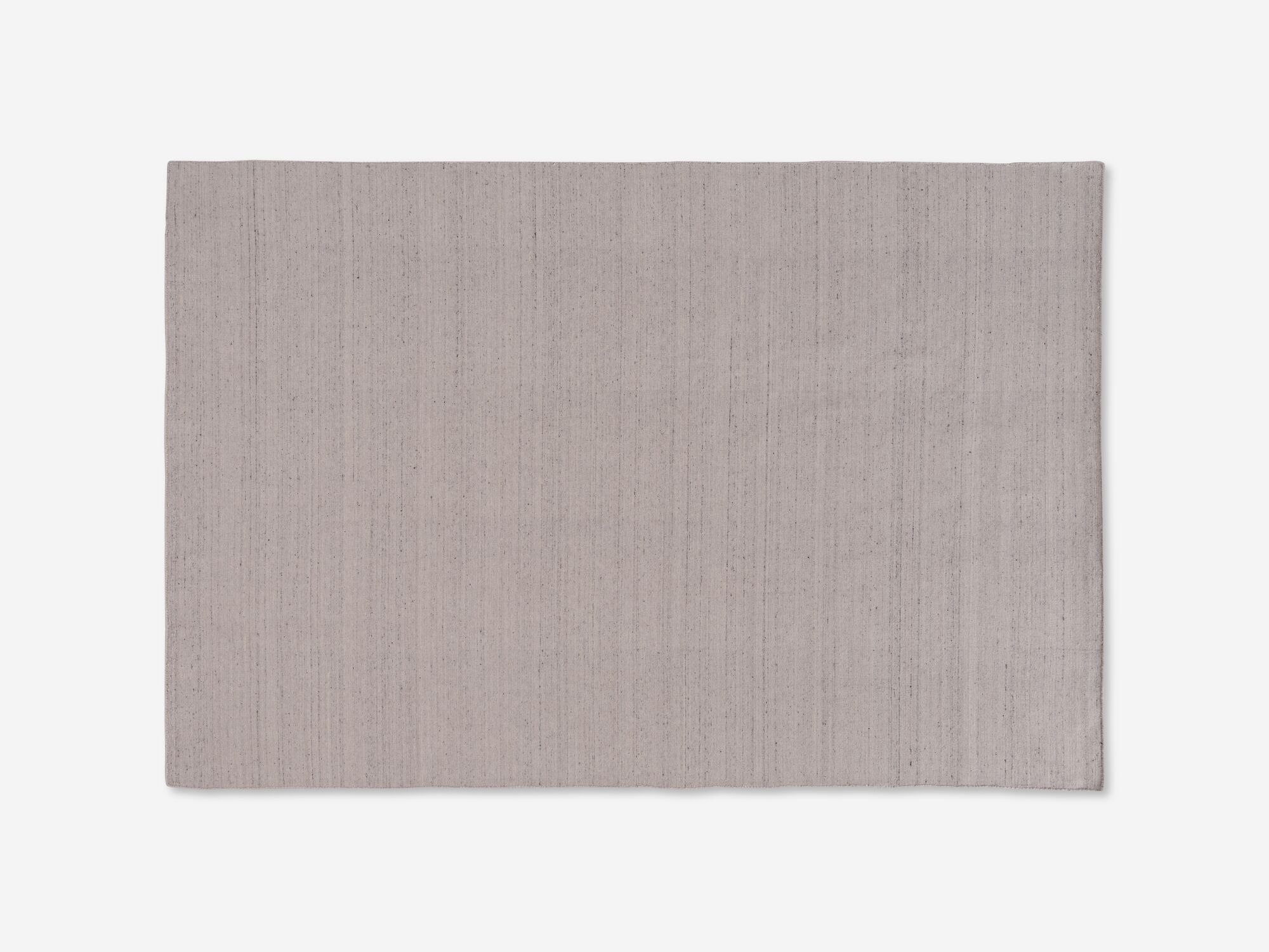 Top view of large grey woven area rug